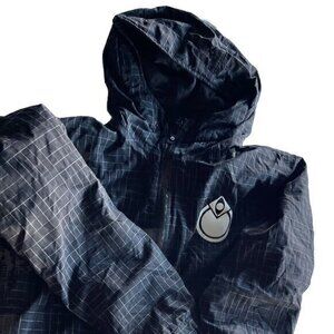 Nomis Lines Full Zip Black Snowboarding Men’s Sz  M Jacket Pockets Ski Snow